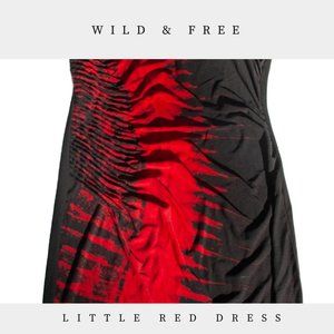 Little Red & Black Dress
